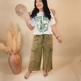 Ready When You Are Cargo Pants - Light Olive - Lace and Grace Boutique