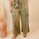 Ready When You Are Cargo Pants - Light Olive - Lace and Grace Boutique