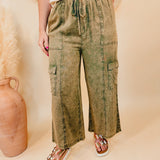 Ready When You Are Cargo Pants - Light Olive - Lace and Grace Boutique