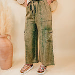 Ready When You Are Cargo Pants - Light Olive - Lace and Grace Boutique