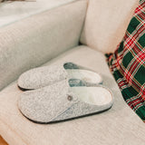 Birkenstock Zermatt Shearling Wool Felt Slipper - Light Grey