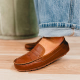 Penny For Your Thoughts Slip-on Shoe by Corkys - Cognac