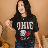 Ohio Football Oversized Tee - Black