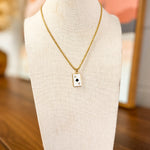 Ace Card Pendant Rope Chain Necklace - Lace and Grace Boutique