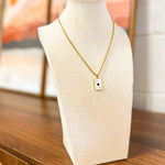 Ace Card Pendant Rope Chain Necklace - Lace and Grace Boutique