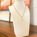 Ace Card Pendant Rope Chain Necklace - Lace and Grace Boutique
