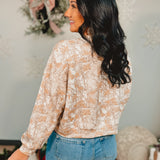 Simply Southern White Camo Crewneck Pullover