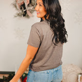 Simply Southern Camo Bow Tee - Iron