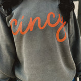 Cincy Fleece Sweatshirt - Charcoal
