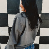 Cincy Fleece Sweatshirt - Charcoal
