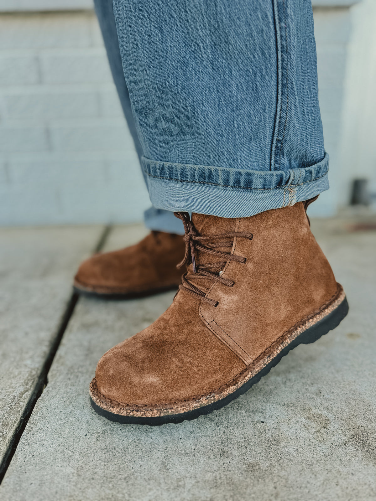 NWT Birkenstock Uppsala Mid Boot in Chestnut Brown Suede, Size 40 Birkenstock Uppsala Mid Shearling Boot - Dark Tea main image 2