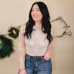 All Dressed Up Sheer Lace Top - Ivory - Lace and Grace Boutique