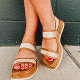 Bedstu Vice Platform Sandal - Nectar Lux Tan Rustic - Lace and Grace Boutique