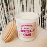 Lavender Haze Soy Wax Candle - Lace and Grace Boutique