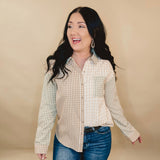 Show Up Button Down Top - Multi