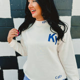 Kentucky Embroidered Sweatshirt - Cream
