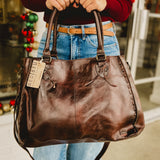 BedStu Rockaway Bag - Teak Rustic