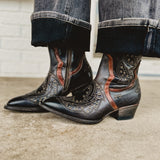 BedStu Chamise Boots - Black Teak Rustic