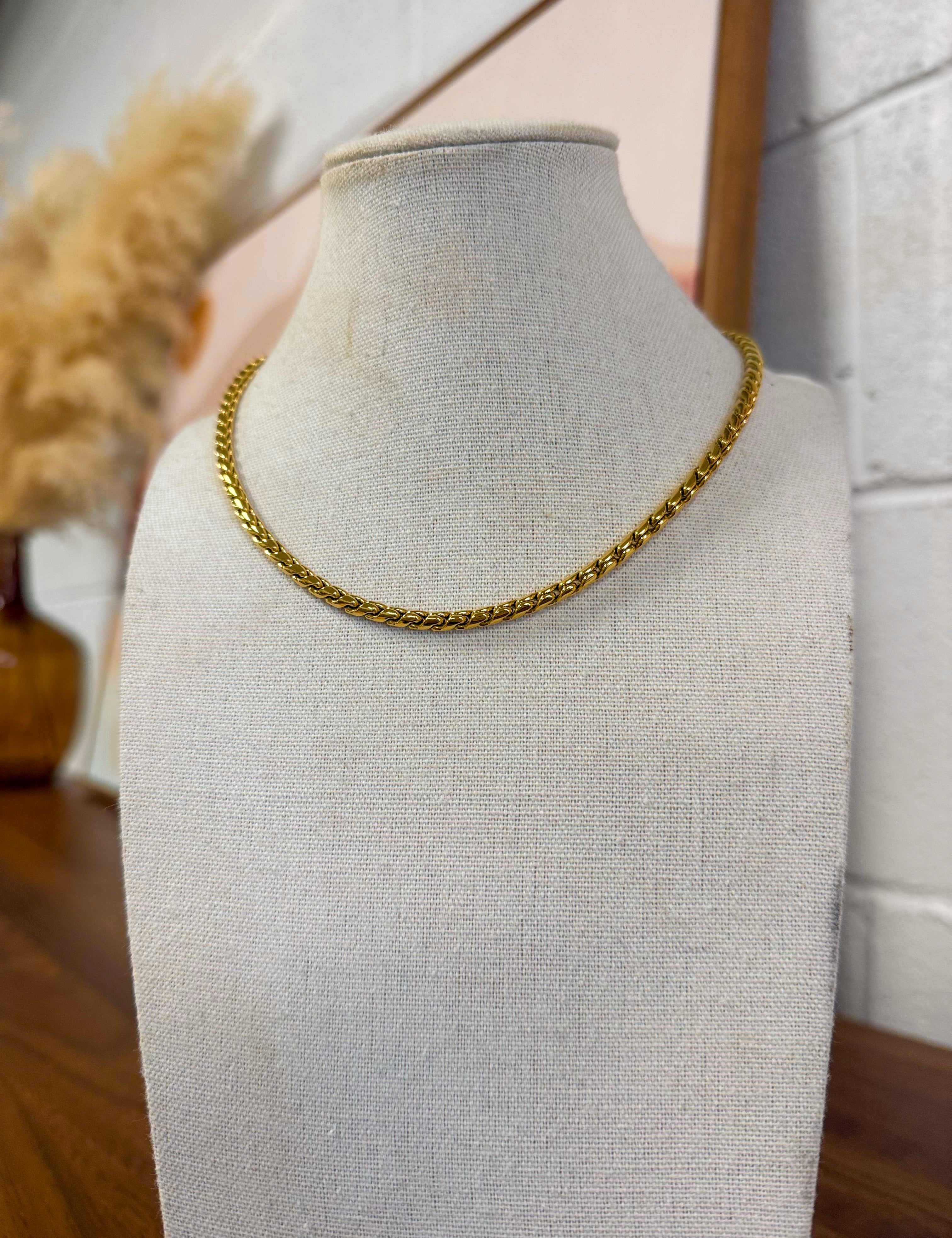 Twisted Rope Chain Necklace - Lace and Grace Boutique
