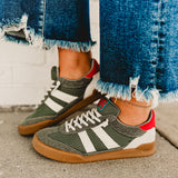Brita Sneaker - Green - Lace and Grace Boutique
