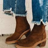 The Megan Chelsea Boot - Coffee - Lace and Grace Boutique