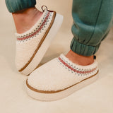 Platform Slipper - Cream