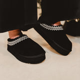 Platform Slipper - Black