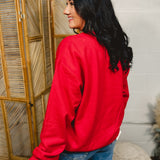 Vintage 90's Ohio State Sweatshirt - Red