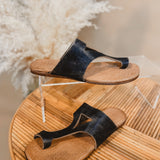 Bedstu Civilized Sandal - Black Lux