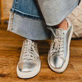 Birkenstock Bend Low Sneaker - Metallic Silver