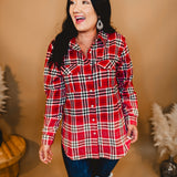 Ohio 1870 Flannel - Red/White