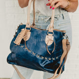 Bedstu Bruna Bag - Cobalt Oats Lux - Lace and Grace Boutique