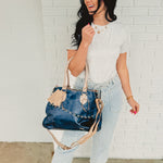 Bedstu Bruna Bag - Cobalt Oats Lux - Lace and Grace Boutique