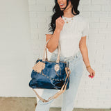 Bedstu Bruna Bag - Cobalt Oats Lux - Lace and Grace Boutique