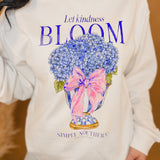 Simply Southern Let Kindness Bloom Graphic Sweatshirt - White