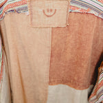 Oli & Hali Washed Colorblock Aztec Shacket - Clay - Lace and Grace Boutique