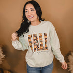 Fall Is My Favorite Fleece Sweatshirt - Oat - Lace and Grace Boutique