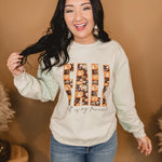 Fall Is My Favorite Fleece Sweatshirt - Oat - Lace and Grace Boutique