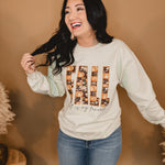 Fall Is My Favorite Fleece Sweatshirt - Oat - Lace and Grace Boutique