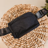 Nylon Belt Bag - Black