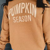 Pumpkin Season Oversized Sweatshirt - Pecan