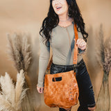 Bedstu Orchid Purse - Cognac Dip Dye