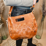 Bedstu Orchid Purse - Cognac Dip Dye