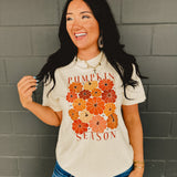 Pumpkin Season Graphic Tee - Ivory