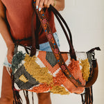 American Darling Wool & Leather Crossbody - Lace and Grace Boutique