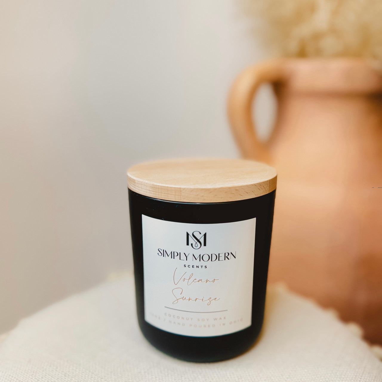 Simply Modern Soy Wax Candle - Volcano Sunrise - Lace and Grace Boutique