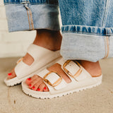 Birkenstock Arizona Big Buckle EVA Sandal - Eggshell
