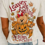 Simply Southern Autumn Calling Graphic Tee - Cream