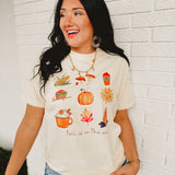Fall Is In The Air Graphic Tee - Cream