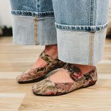 The Soho Buckle Ballet Flat - Mauve Tapestry